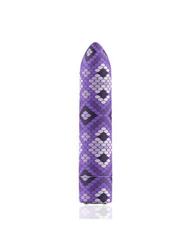 CUSTOM BULLETS - RECHARGEABLE SNAKE PURPLE MAGNETIC BULLET 10 INTENSITIES