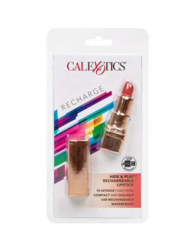 CALEXOTICS - BALA RECHARGEABLE LIPSTICK HIDE and PLAY RED