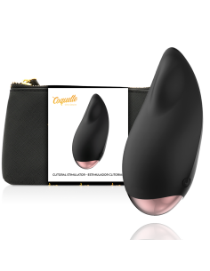 COQUETTE CHIC DESIRE - KLITORIALINIS STIMULIATORIUS JUODAS - AUKSINIS LAŠELIS