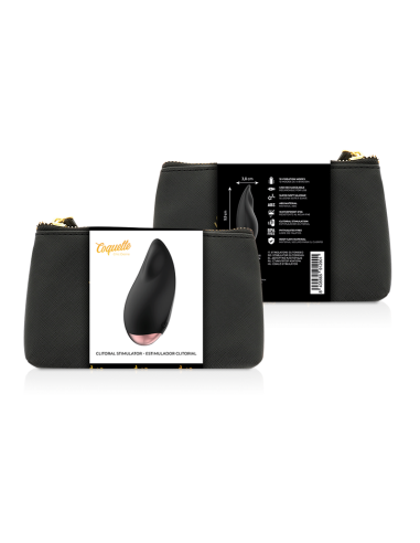 COQUETTE CHIC DESIRE - CLITORIAL STIMULATOR BLACK - GOLD DROP