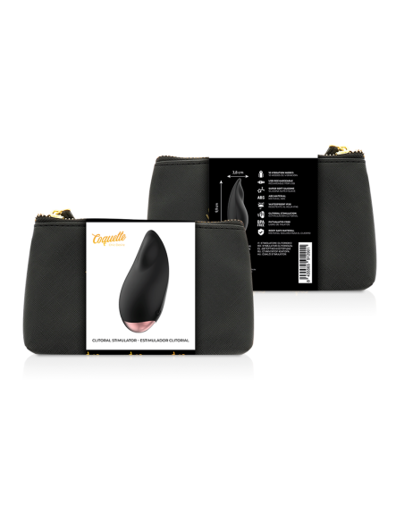 COQUETTE CHIC DESIRE - CLITORIAL STIMULATOR BLACK - GOLD DROP