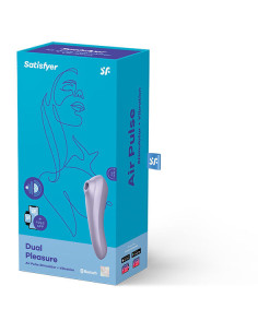 SATISFYER - DUAL PLEASURE AIR PULSE VIBRATOR MAUVE 2