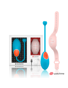 WEARWATCH - WATCHME TECHNOLOGY NUOTOLINIO VALDYMO PULTAS KIAUŠINIO FORMOS MĖLYNAS - ROŽINIS
