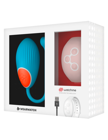 WEARWATCH - WATCHME TECHNOLOGY NUOTOLINIO VALDYMO PULTAS KIAUŠINIO FORMOS MĖLYNAS - ROŽINIS