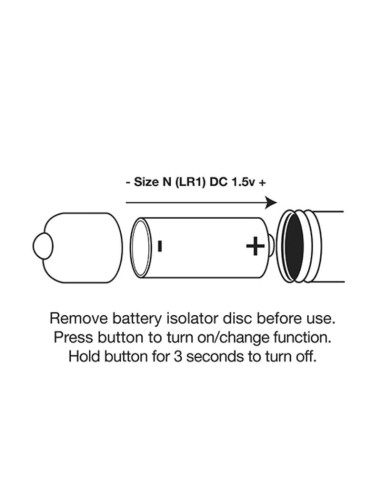 ROCKS-OFF - VIBRATING BULLET RO-80MM MIDNIGHT METAL