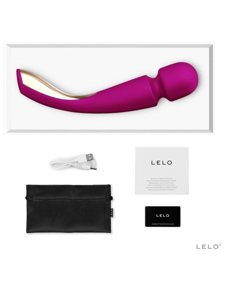LELO - SMART WAND MEDIUM 2 VIOLETINIAI MASAŽUOKLIAI