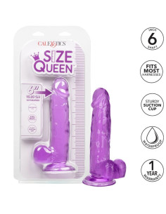 CALEXOTICS - SIZE QUEEN DILDO PURPLE 15.3 CM 2