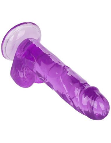 CALEXOTICS - karalienės dydžio dildo, violetinis, 15,3 cm