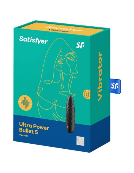 SATISFYER - ULTRA POWER BULLET 5 BLACK