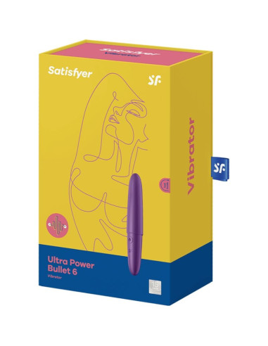 SATISFYER - ULTRA POWER BULLET 6 VIOLETINĖS