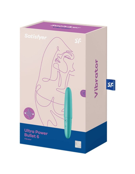 SATISFYER - ULTRA POWER BULLET 6 TURQUOISE