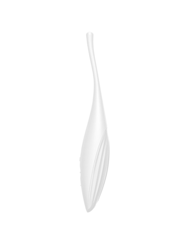 SATISFYER - SUKAMOSIOS DŽIAUGSMO KLITORIAUS VIBRATORIUS, BALTASIS
