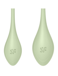 SATISFYER - YONI POWER 2 TRAINING SET GREEN 2