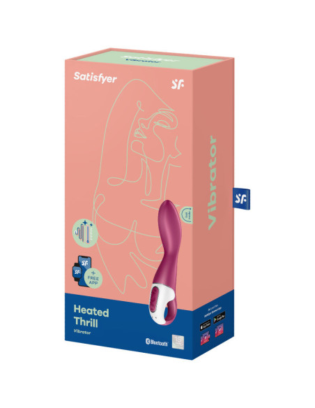 SATISFYER - ŠILDOMAS JAUDINANTIS GSPOT VIBRATORIUS ŽAIDIMAS