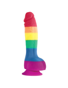 PRIDE - LGBT FLAG DILDO 15 CM