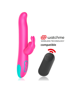 HAPPY LOKY – suderinamas su belaidžiu „PLUTO RABBIT“ vibratoriumi ir rotatoriumi WATCHME