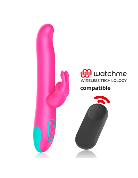 HAPPY LOKY – suderinamas su belaidžiu „PLUTO RABBIT“ vibratoriumi ir rotatoriumi WATCHME