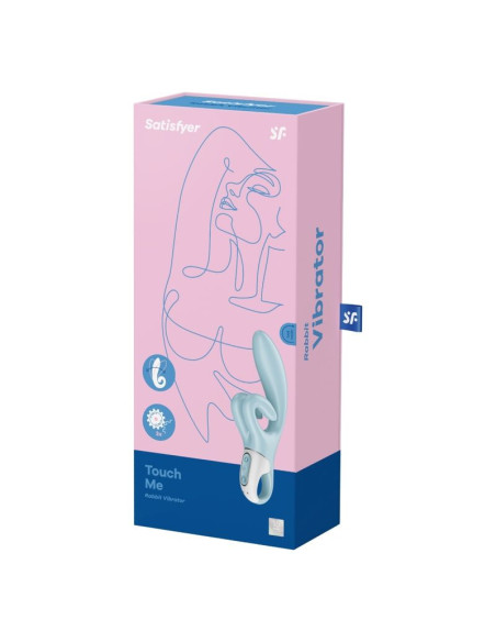 SATISFYER - TOUCH ME RABBIT VIBRATION BLUE