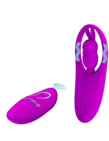 PRETTY LOVE - WILD RABBIT STIMULATOR FOR PANTIES WITH REMOTE CONTROL LILAC