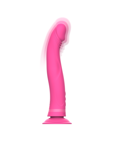 INTENSE - MICHELANGELO ROŽINIS SILIKONINIS VIBRATORIUS DILDO