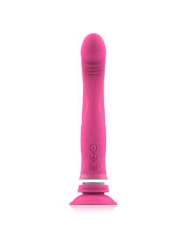 INTENSE - MICHELANGELO PINK SILICONE VIBRATOR DILDO
