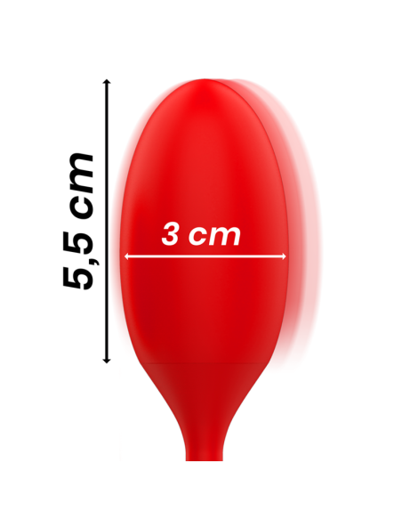 MIA - TOSCANA DOUBLE PLEASURE WAND VIBRATING EGG