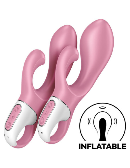 SATISFYER - ORO SIURBLYS ZUIKIUKAS 2 ROŽINIAI