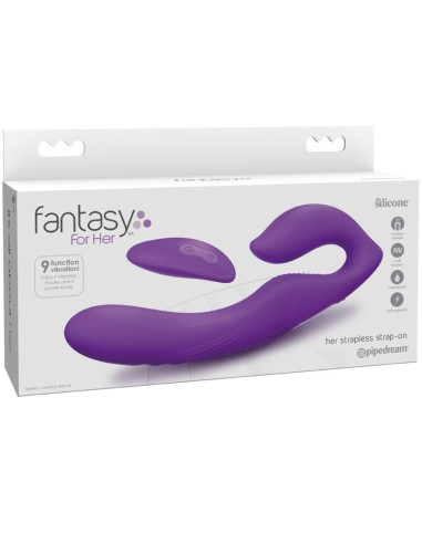 FANTASY FOR HER - DOUBLE PENETRATION VIBRATOR REMOTE CONTROL 9 VIOLET LEVELS