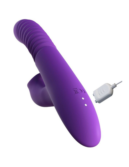 FANTASY FOR HER - CLITORIS STIMULATOR WITH HEAT OSCILLATION AND VIBRATION FUNCTION VIOLET