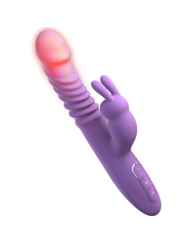 FANTASY FOR HER - RABBIT CLITORIS STIMULATOR WITH HEAT OSCILLATION AND VIBRATION FUNCTION VIOLET