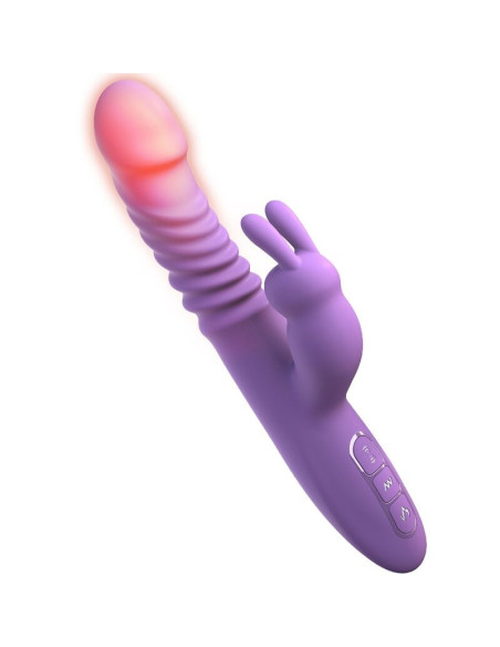 FANTASY FOR HER - RABBIT CLITORIS STIMULATOR WITH HEAT OSCILLATION AND VIBRATION FUNCTION VIOLET