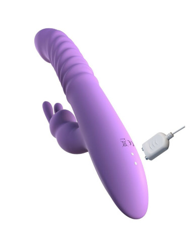 FANTASY FOR HER - RABBIT CLITORIS STIMULATOR WITH HEAT OSCILLATION AND VIBRATION FUNCTION VIOLET