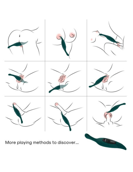 ARMONY - STIMULATOR and VIBRATOR LEAF GREEN