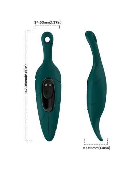 ARMONY - STIMULATOR and VIBRATOR LEAF GREEN