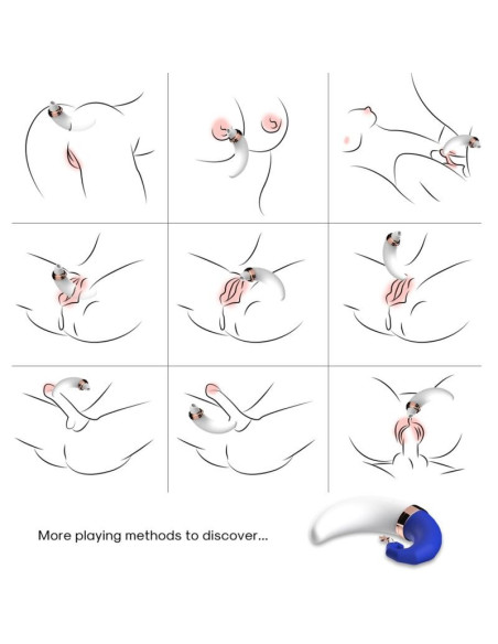ARMONY - SWEETMOON CLITORIS and G-SPOT SUCTION BLUE