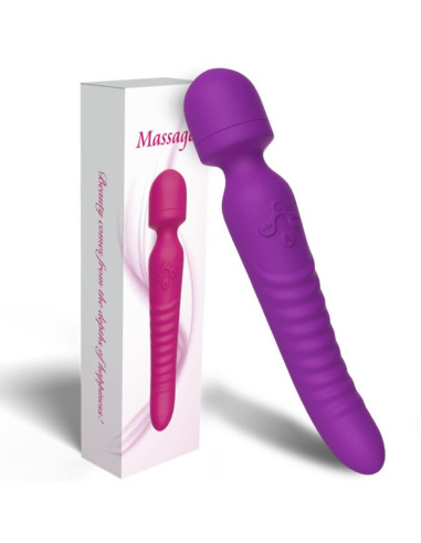 ARMONY - MISSION masažuoklis ir vibratorius su šilumos efektu, violetinė spalva