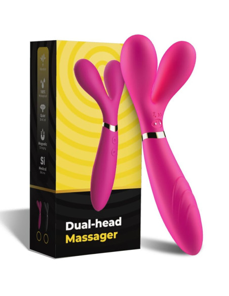 ARMONY - Y-WAND MASSAGER and VIBRATOR DOUBLE HEAD FUCHSIA