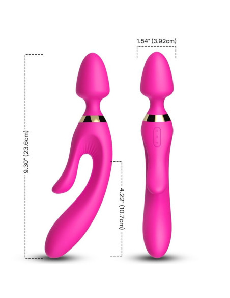 ARMONY - MASSAGER and VIBRATOR RABBIT FUCHSIA