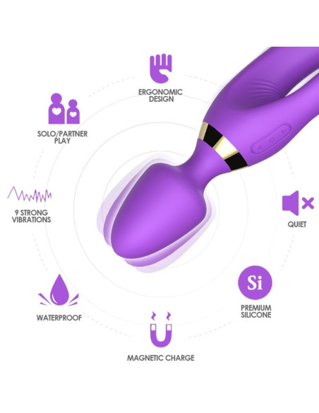 ARMONY - MASSAGER and VIBRATOR RABBIT PURPLE