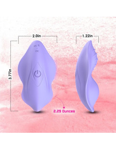 ARMONY - WHISPER DĖVĖJAMOS KELNAITĖS VIBRATORIUS SU NUOTOLINIO VALDYMO VALDYMU, VIOLETINĖS 2