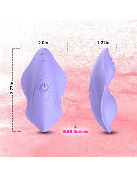 ARMONY - WHISPER WEARABLE PANTIES VIBRATOR REMOTE CONTROL PURPLE