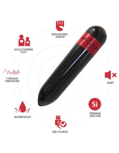 ARMONY - ROCKET VIBRATORIUS KULKA JUODAS 2
