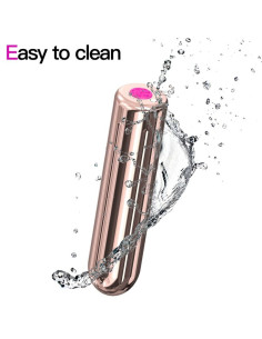 ARMONY - KOVOS GALVUTĖS VIBRATORIUS KULKOS NUOTOLINIO VALDYMO PULTAS AUKSINĖS SPALVOS 2 CM X 8,8 CM 2