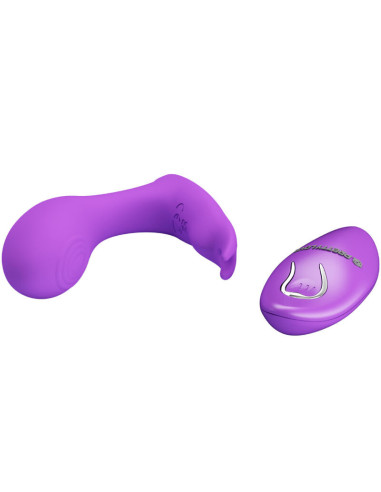 PRETTY LOVE – IDABELLE VIBRACIJOS IR PULSAVIMO NUOTOLINIO VALDYMO VALDYMAS, VIOLETINIS