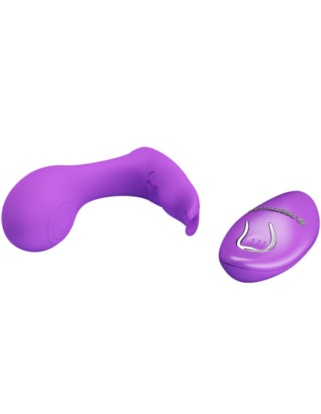 PRETTY LOVE - IDABELLE VIBRATION and PULSATION REMOTE CONTROL VIOLET