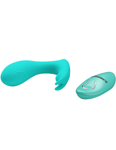 PRETTY LOVE - IDABELLE VIBRATION and PULSATION REMOTE CONTROL BLUE