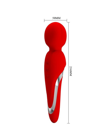 PRETTY LOVE “ – WALTER vibratorius „Wand Wand“ raudonas