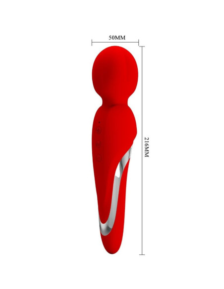 PRETTY LOVE “ – WALTER vibratorius „Wand Wand“ raudonas