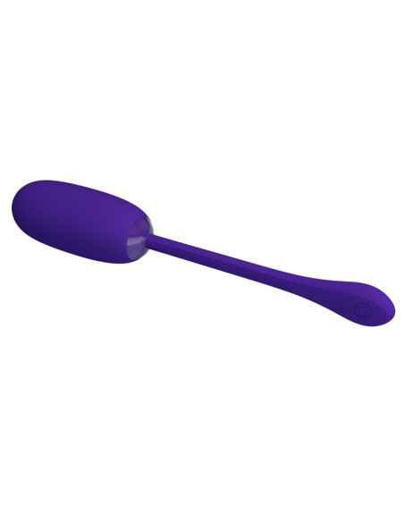 PRETTY LOVE – JULIUS VANDENIUI ATSPARUS ĮKRAUNAMASIS VIBRUOJAMAS KIAUŠINIS, VIOLETINIS