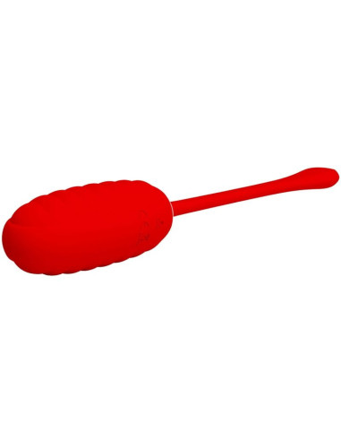 PRETTY LOVE - KIRK RECHARGEABLE VIBRATING EGG RED